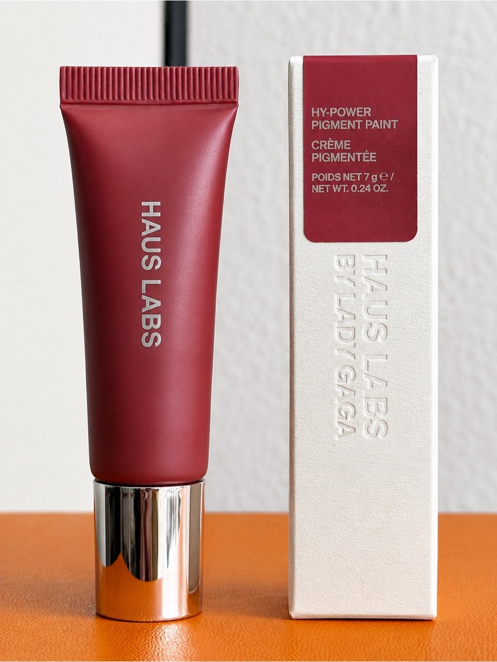 Haus Labs By Lady Gaga Hy-Power Pigment Paint in Burgundy Shimmer